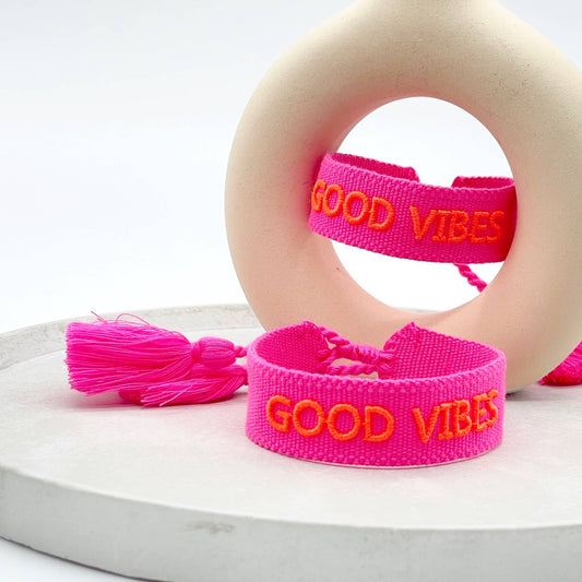 Statement-Armband - GOOD VIBES