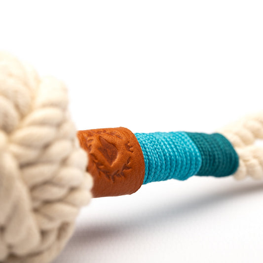 Wurfball - YOKI - Gr. S - neontürkis-petrol