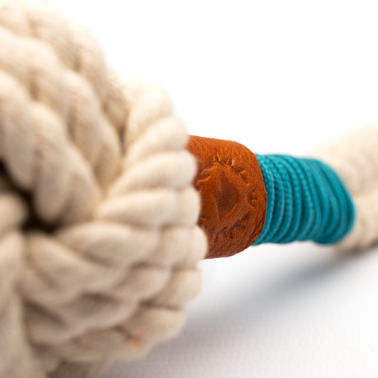 Wurfball - YOKI - Gr. M - neontürkis-petrol