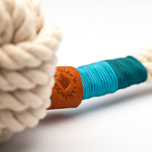 Wurfball - YOKI - Gr. L - neontürkis-petrol