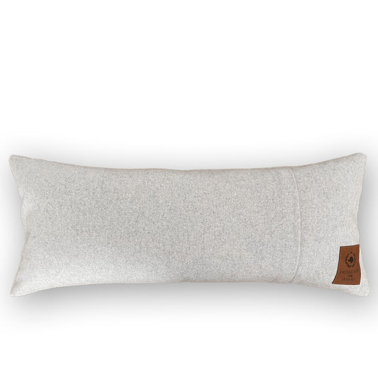 Dekokissen DAAACKEL - 30x70cm - lichtgrau-fuchsia