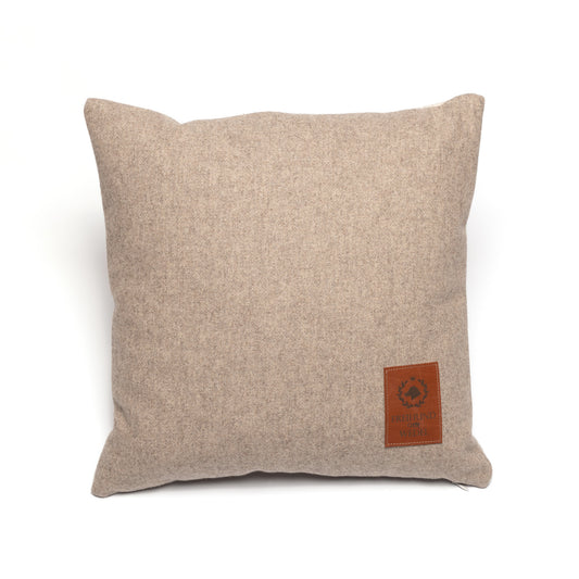 Dekokissen FREIHUND - 40x40cm - lichtgrau-sand