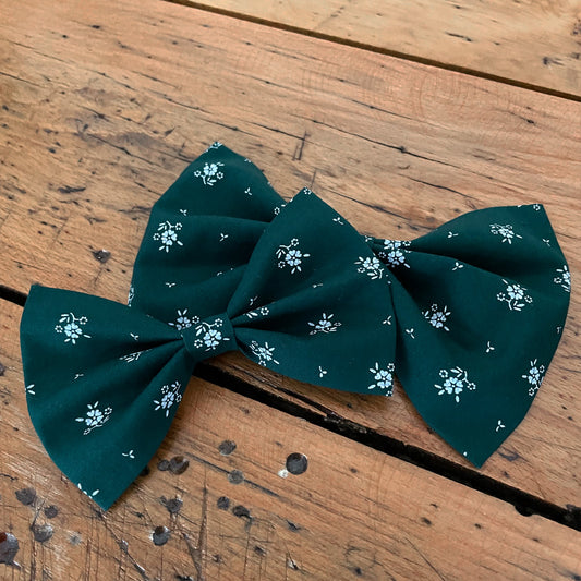 Trachtenfliege FRIDO - Gr. S - grün-weiß