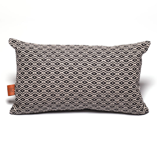 Dekokissen TAVIBO - 30x50cm - schwarz-natur