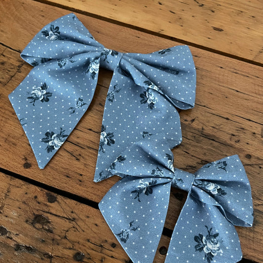 Trachtenschleiferl THERES - Gr. L - hellblau