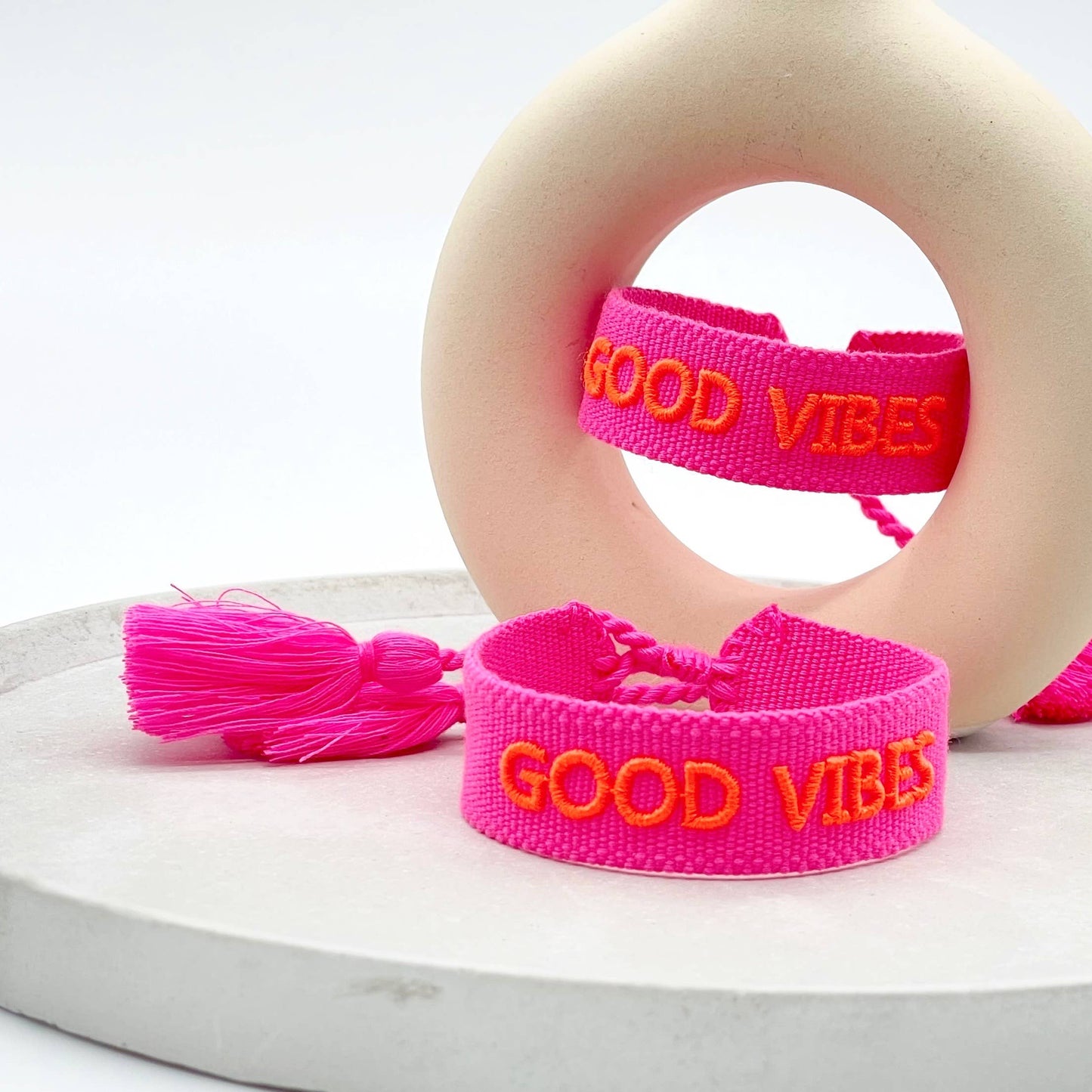 Statement-Armband - GOOD VIBES