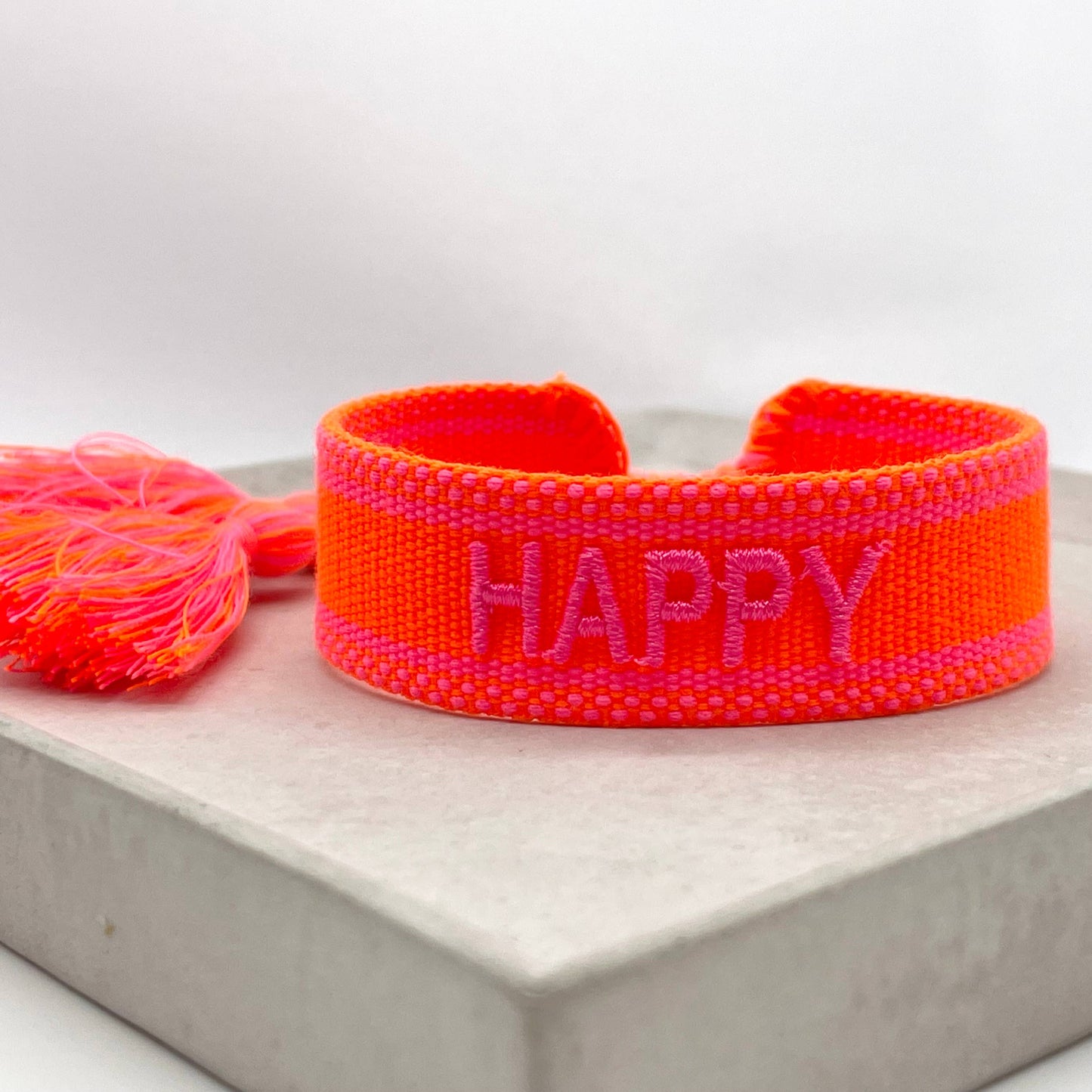 Statement-Armband - HAPPY
