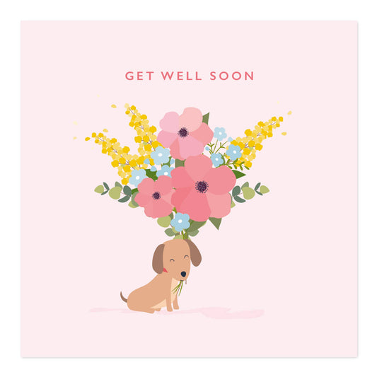 Grußkarte - Get Well Soon