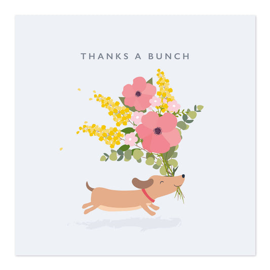 Grußkarte - Thanks a Bunch