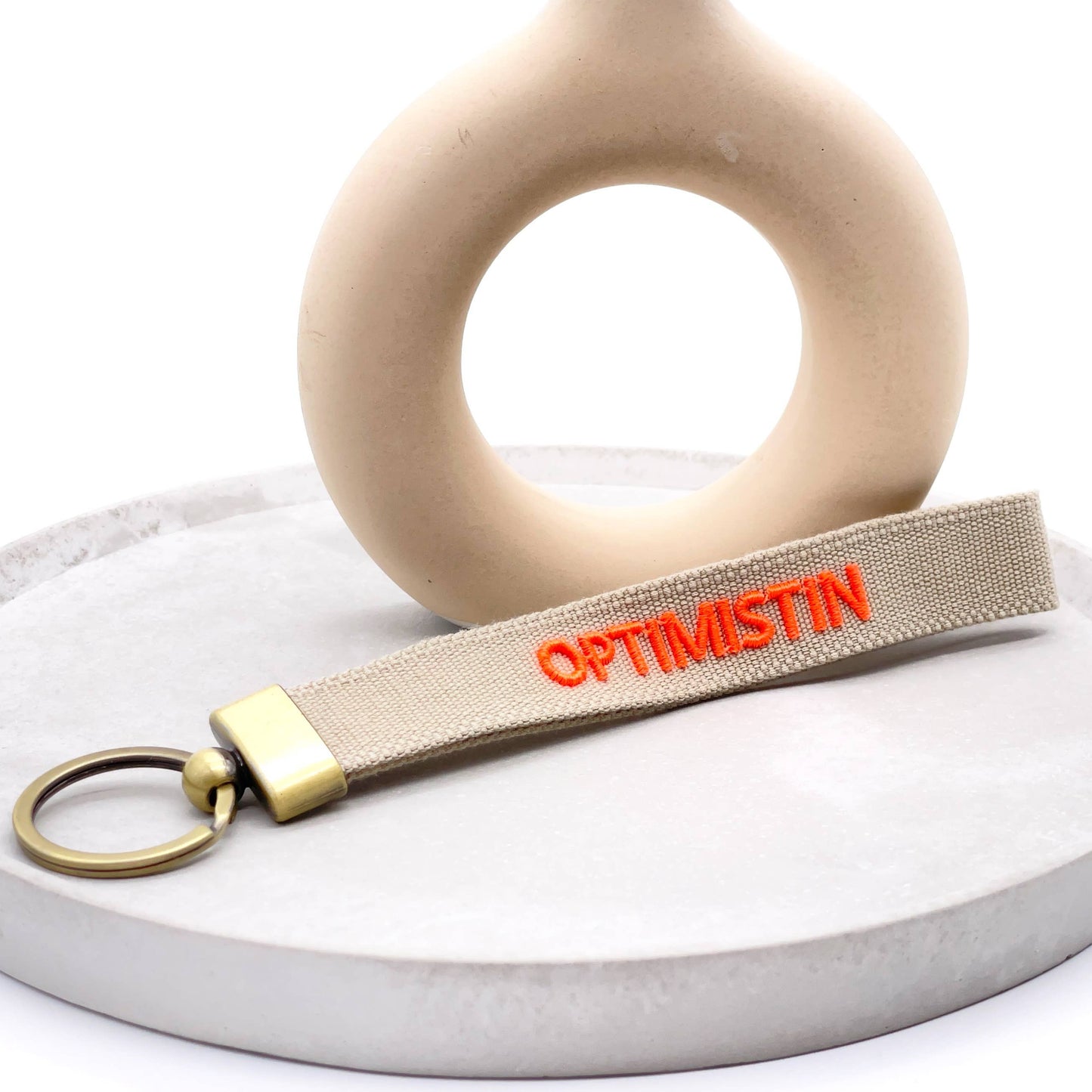 Schlüsselanhänger - OPTIMISTIN
