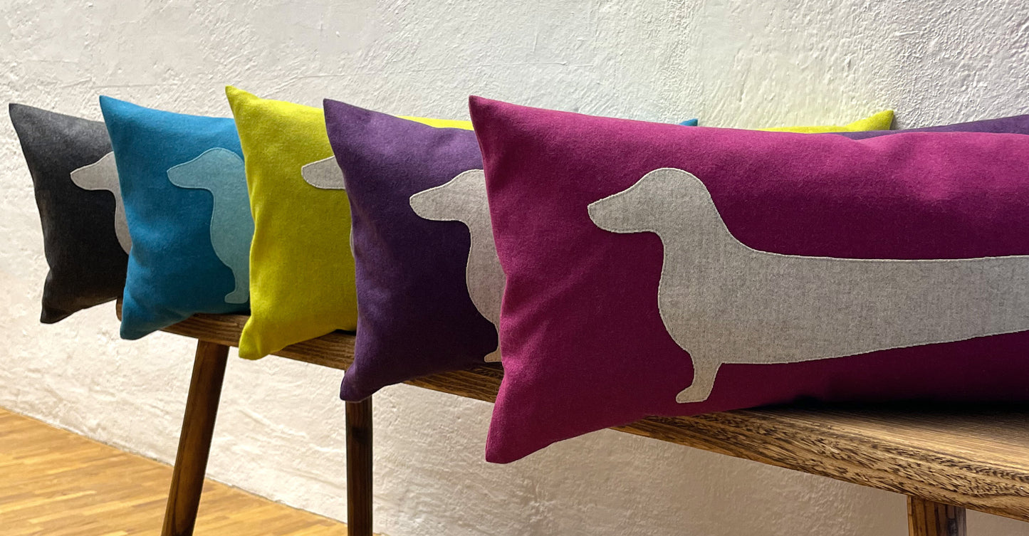 Dekokissen DAAACKEL - 30x70cm - lagune-türkis