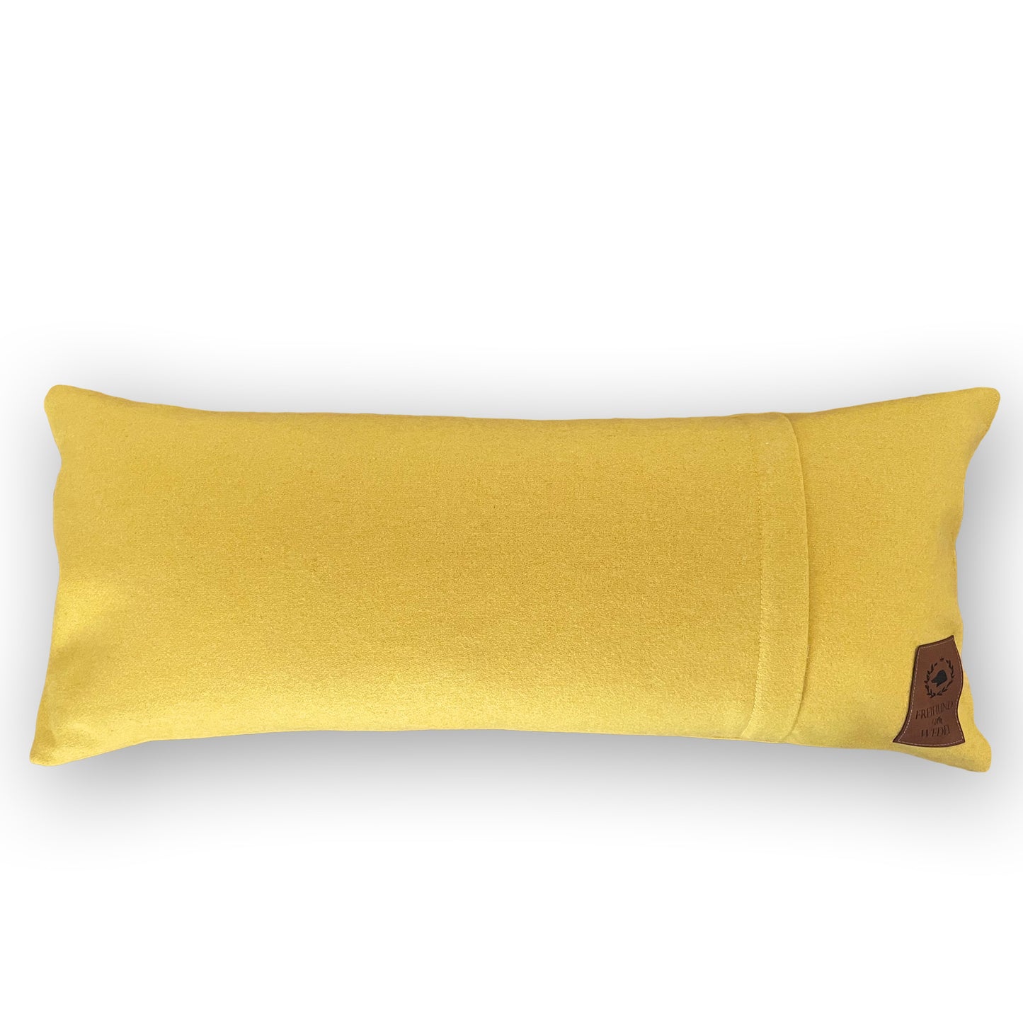 Dekokissen DAAACKEL - 30x70cm - sonnengelb-creme