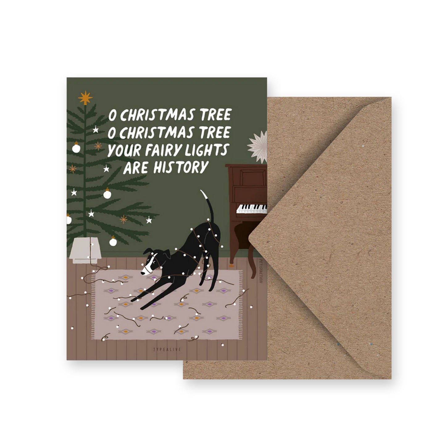 Postkarte mit Umschlag - FAIRY LIGHTS
