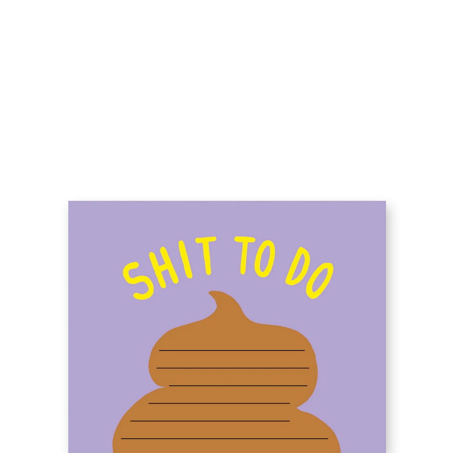 Notizblock - SHIT TO DO