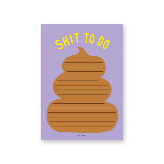 Notizblock - SHIT TO DO