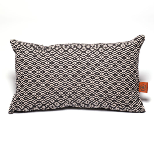 Dekokissen TAVIBO - 30x50cm - schwarz-natur