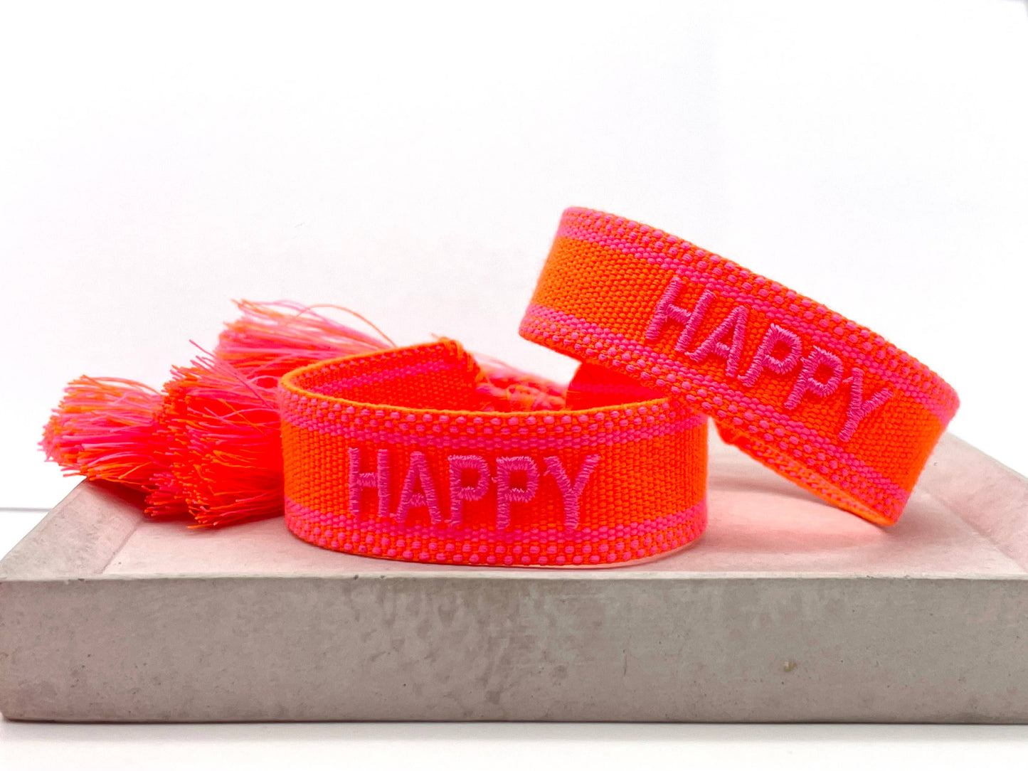Statement-Armband - HAPPY